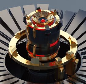 C4D模型设备零件仪器结构表面