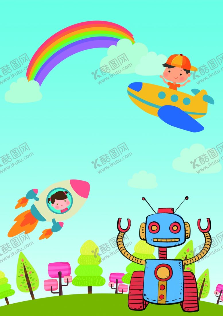 编号：70283510070339325497【酷图网】源文件下载-卡通背景