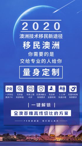 澳洲移民海报