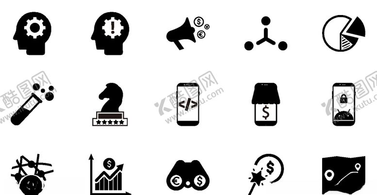 编号：57553305121556414325【酷图网】源文件下载-商务办公图标
