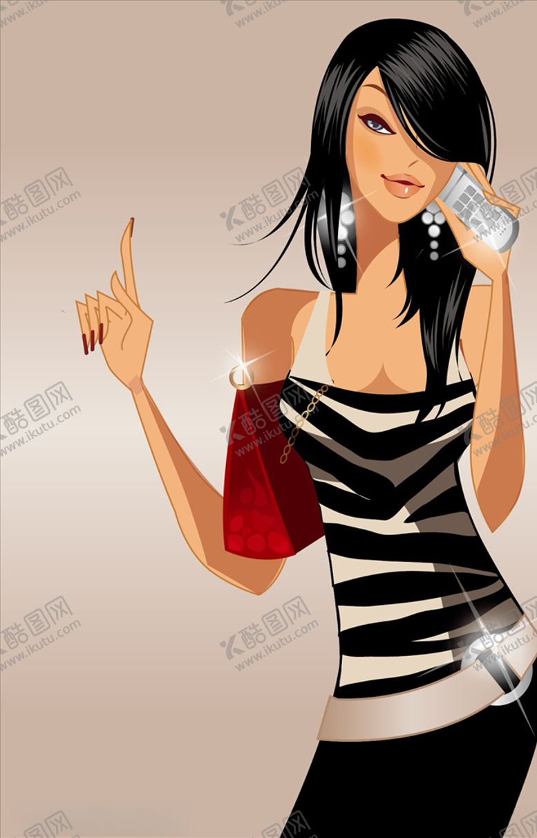编号：99016209240734177867【酷图网】源文件下载-时尚女人