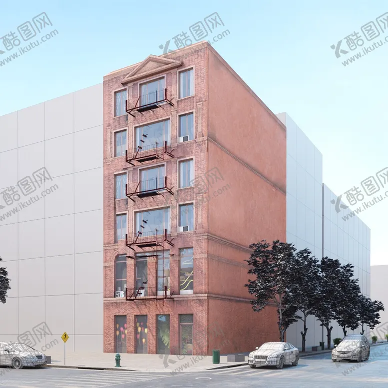 编号：79917502180503002261【酷图网】源文件下载-C4D模型建筑物