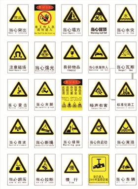 安全标示安全标志