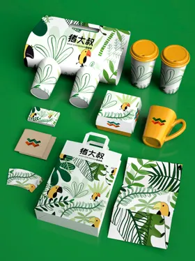 包装样机展示模板智能贴图箱瓦楞纸箱