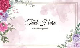 婚礼结婚请柬邀请函花设计水牌