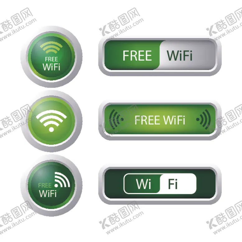 编号：34274704150415085329【酷图网】源文件下载-wifi图标信号标志
