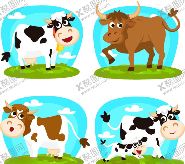 编号：78438309211932128771【酷图网】源文件下载-卡通牛