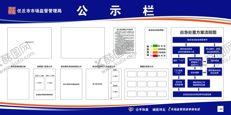 编号：79884001202126416338【酷图网】源文件下载-食品公示栏
