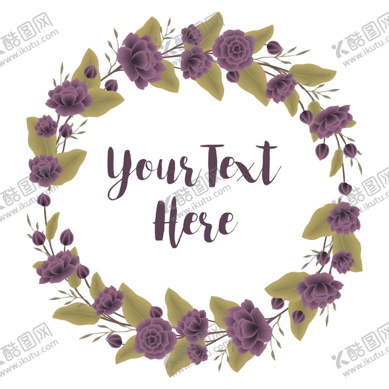 编号：33296710120143484447【酷图网】源文件下载-植物花环