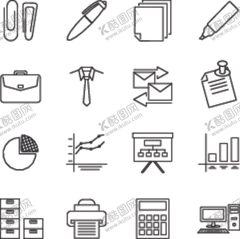 编号：96585709141209159353【酷图网】源文件下载-线性图标