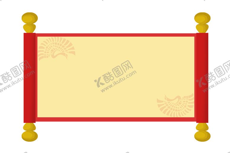 编号：41406309250213359559【酷图网】源文件下载-复古卷轴