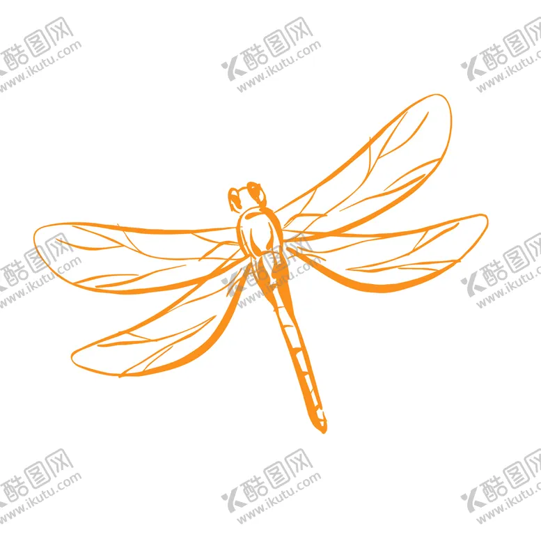 编号：16291110211233443107【酷图网】源文件下载-蜻蜓插画