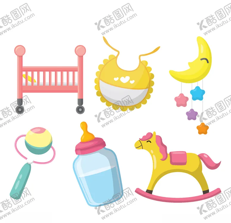 编号：50852503290600524450【酷图网】源文件下载-母婴图标素材矢量