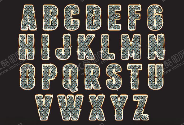 编号：30901110171052396014【酷图网】源文件下载-钻石字母