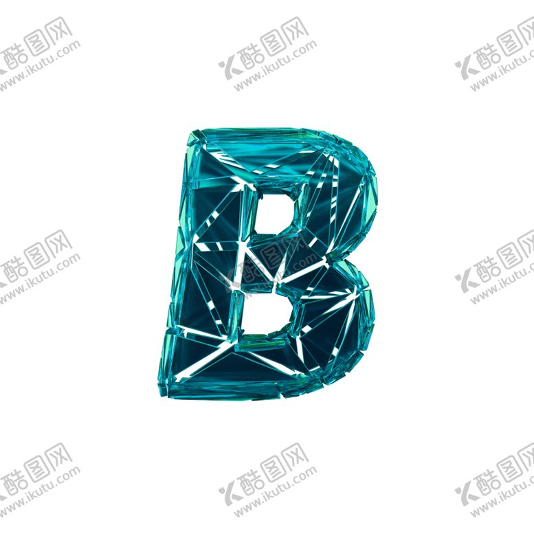 编号：28233809131333256944【酷图网】源文件下载-3D破碎数字B