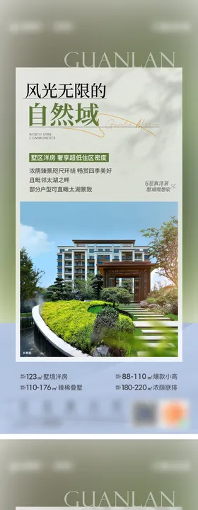 地产配套价值点海报