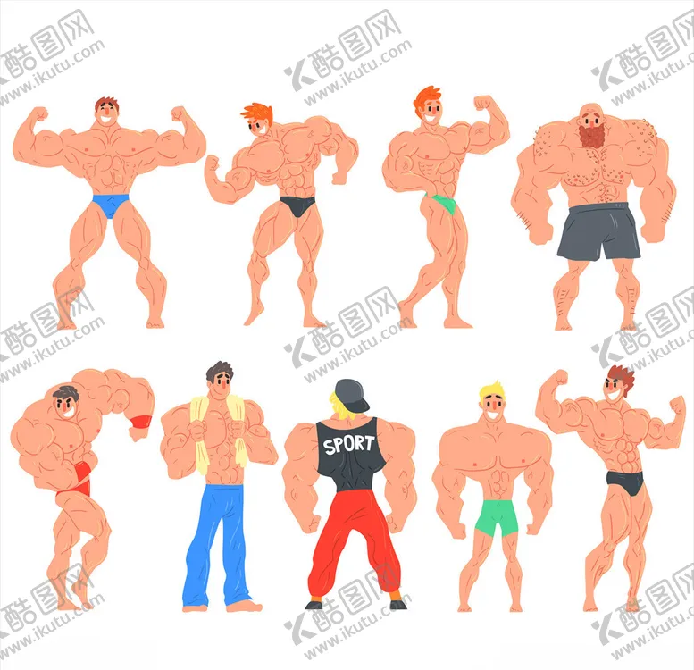 编号：74434907031233397280【酷图网】源文件下载-肌肉男