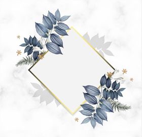 菱形花边边框