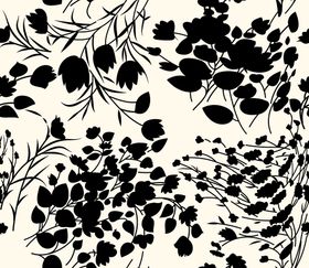 小碎花数码印大手绘