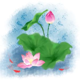 荷花元素