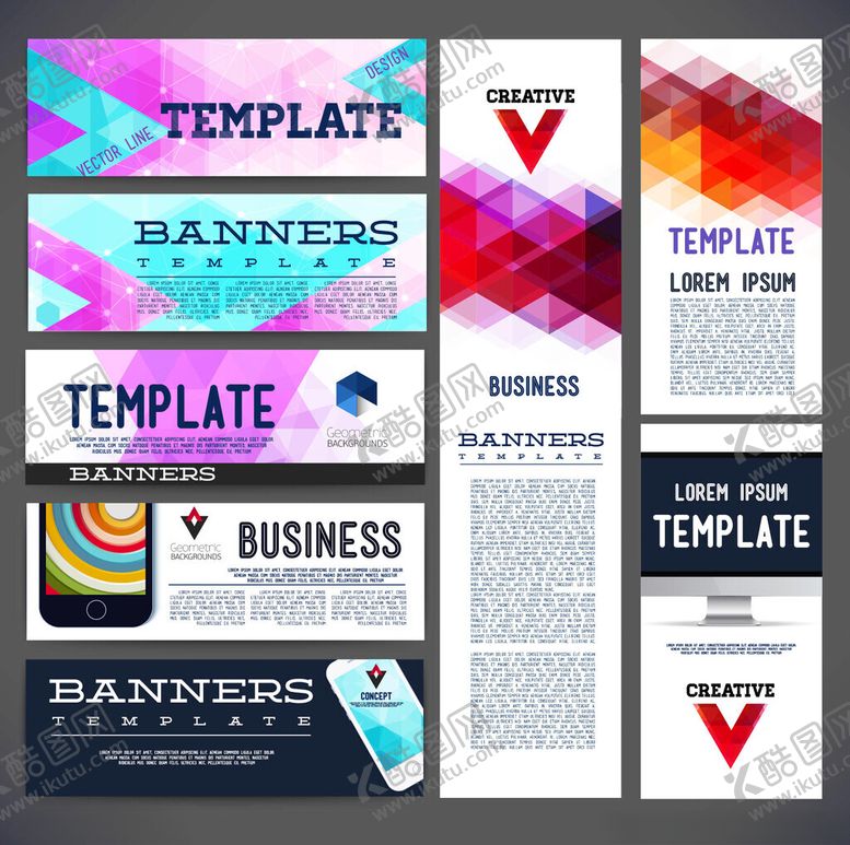 编号：94593604271744598737【酷图网】源文件下载-多样商务模板设计展示