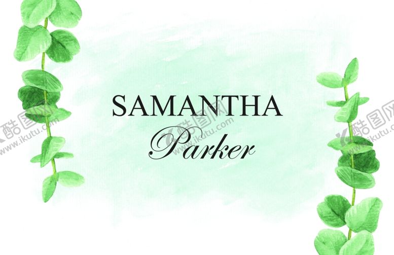 编号：56003209172018346387【酷图网】源文件下载-绿色叶子森系小清新