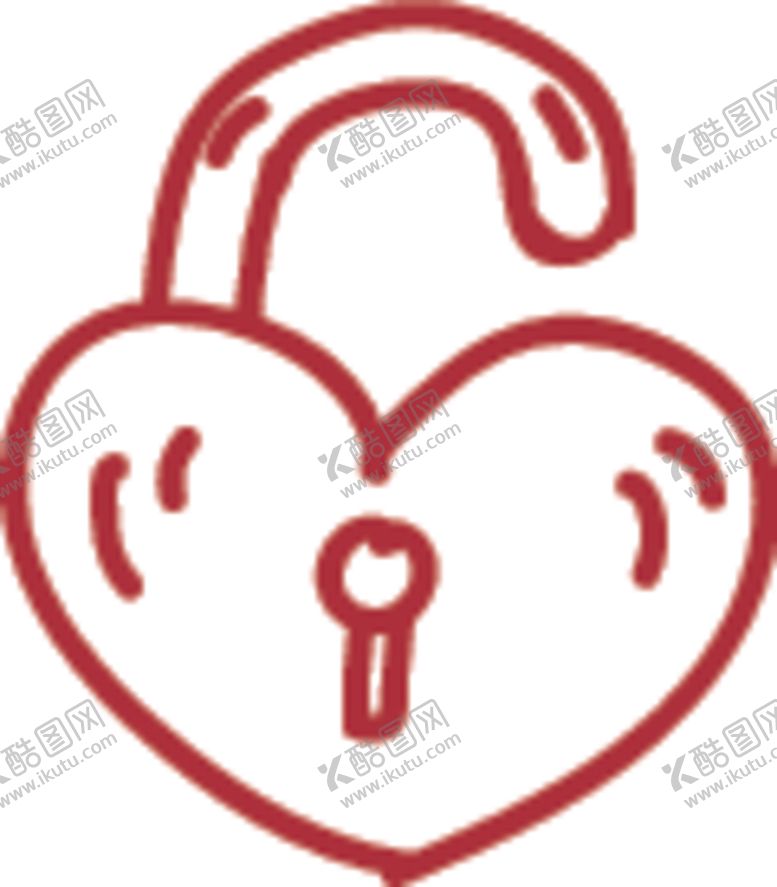 编号：82357109170641202374【酷图网】源文件下载-爱心锁