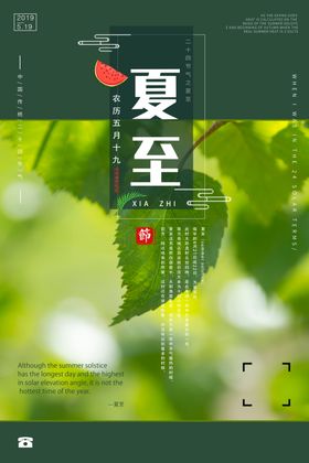 夏至日二十四节气