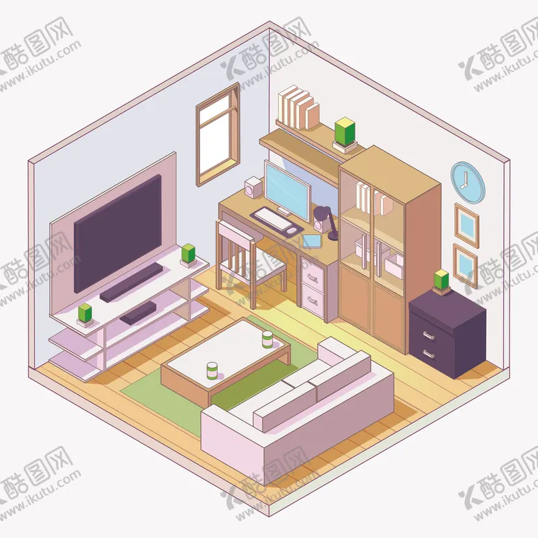 编号：91233904142101176987【酷图网】源文件下载-3D室内设计