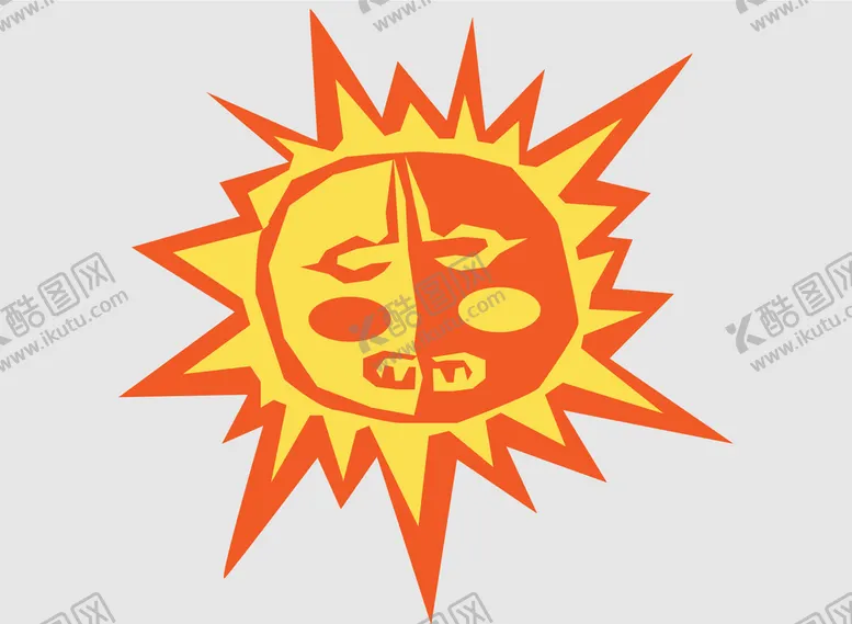 编号：80173609251054095438【酷图网】源文件下载-太阳插画