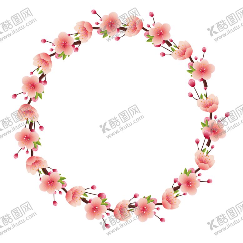 编号：49199507121028368323【酷图网】源文件下载-花卉边框