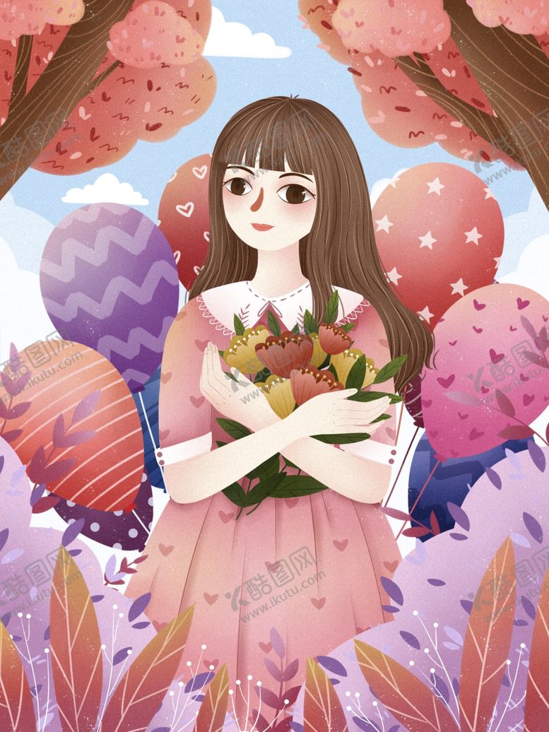 编号：40082104301627395478【酷图网】源文件下载-创意卡通插画图案