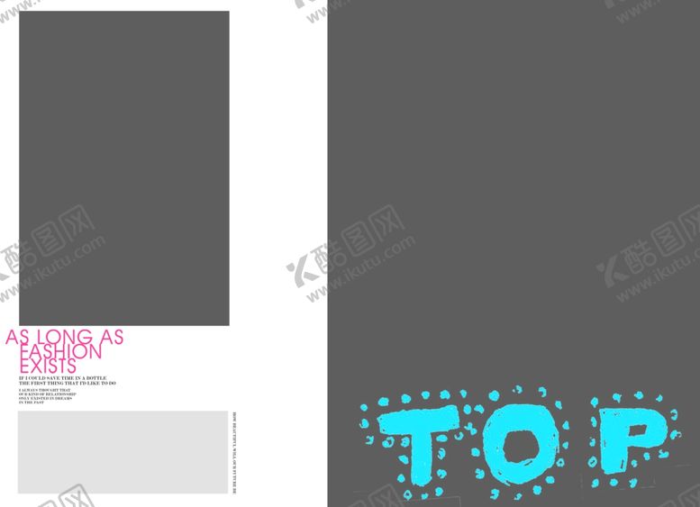 编号：79569509270617441853【酷图网】源文件下载-欧美时尚杂志风格相册PSD模板