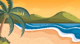 海滩