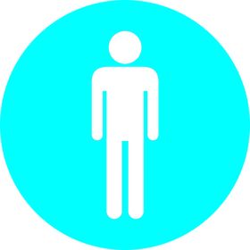 木纹洗手间牌男厕所洗手间标志