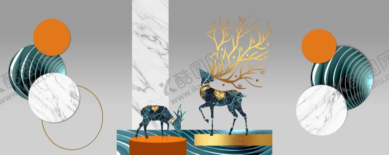 编号：37029007072152412240【酷图网】源文件下载-现代简约风创意摆件组合画册