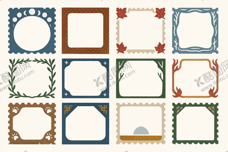 编号：49095404011824596769【酷图网】源文件下载-手绘边框相框