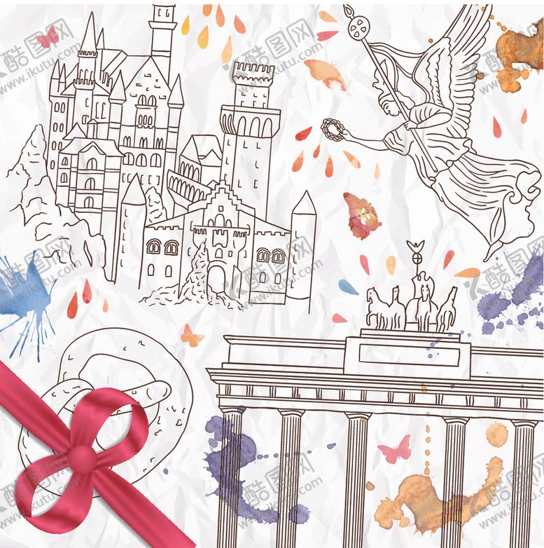 编号：35798110310741317312【酷图网】源文件下载-手绘德国文化