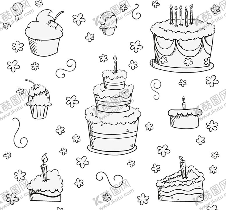 编号：56171910040516519310【酷图网】源文件下载-蛋糕背景