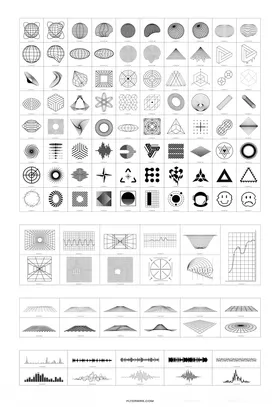 抽象潮流图案几何背景图案