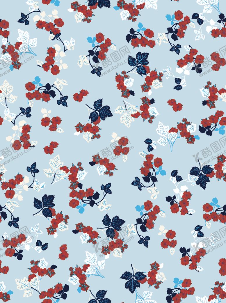 编号：41875009191111029885【酷图网】源文件下载-小碎花大牌数码印花花卉