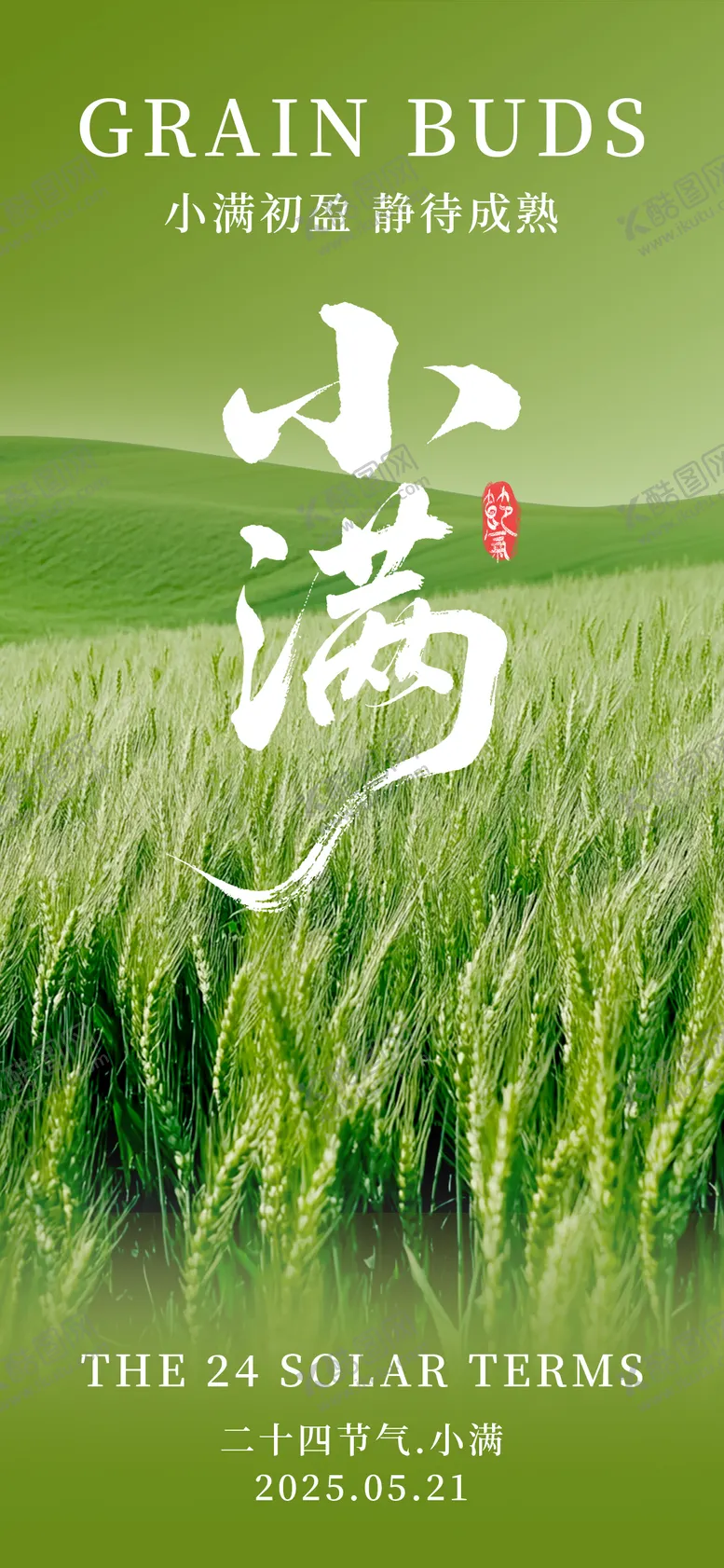 编号：43467405112320384994【酷图网】源文件下载-小满节气海报