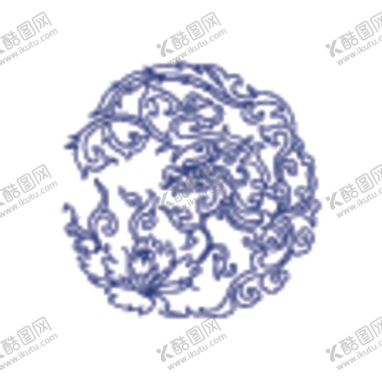 编号：56541301130009248950【酷图网】源文件下载-青花纹样