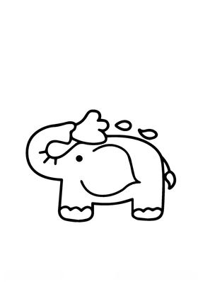 大象简笔画