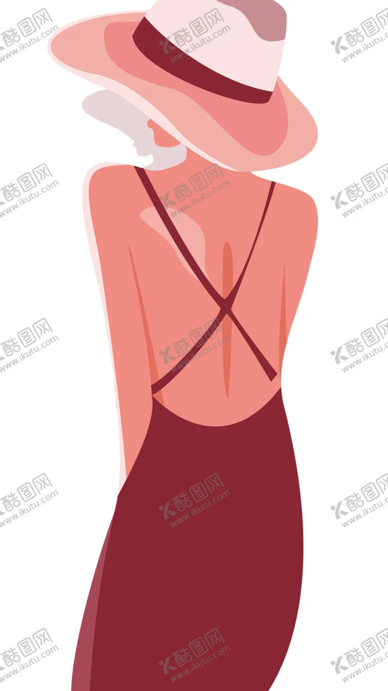 编号：43365606290758479711【酷图网】源文件下载-女人背影