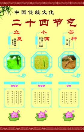 二十四节气大大雪文化艺术小暑