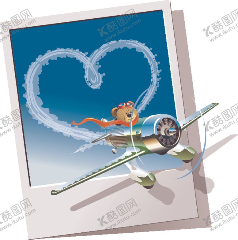 编号：11258909280853329212【酷图网】源文件下载-卡通造型民航客机飞机图片