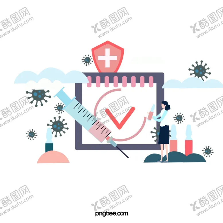 编号：61339003270319171039【酷图网】源文件下载-医疗健康医生护士场景元素插画