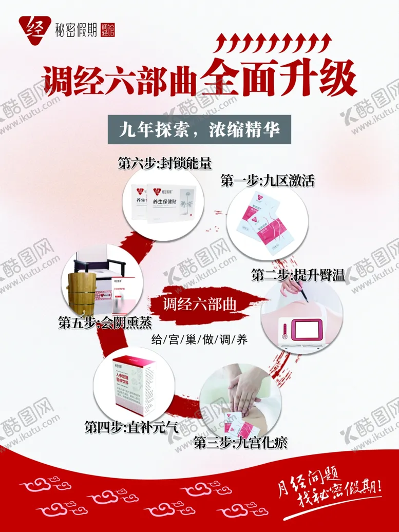 编号：70876702220139599010【酷图网】源文件下载-秘密假期调经六部曲
