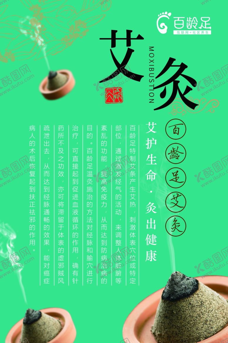 编号：95399110222003308828【酷图网】源文件下载-艾灸海报